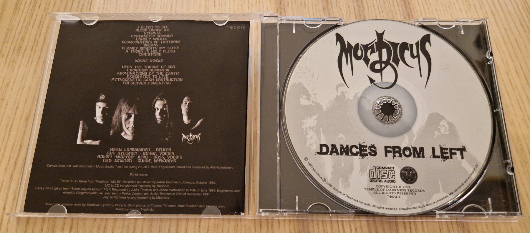 CDs: Mordicus – Dances From Left (CD) – Gebraucht aus Luzern von Belethors_GenGoods 1
