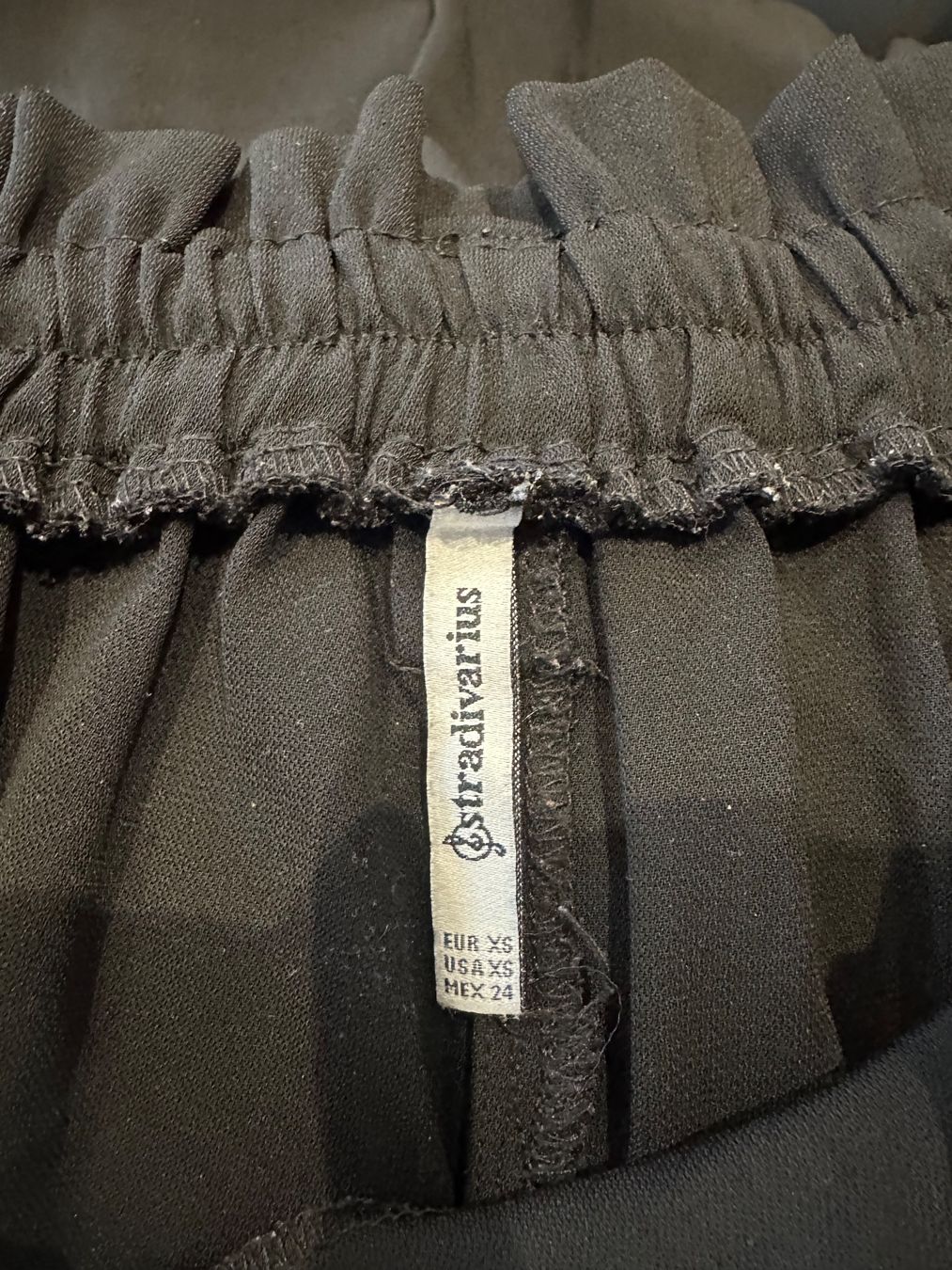 Stradivarius Pantaloni: Stradivarius Stoffhose, schwarz, XS – Usato da Schaan venduto da Hermine2018 1