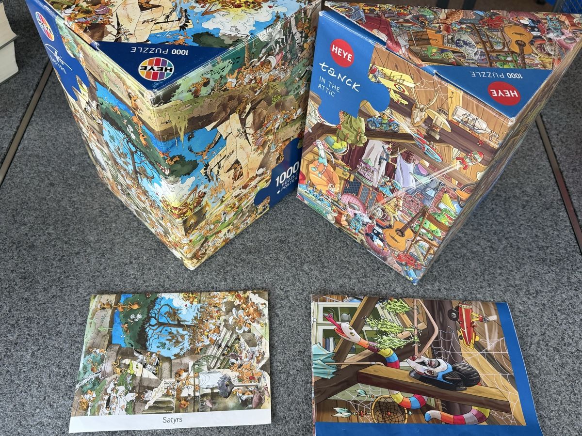 Heye Puzzle: 4 Stk Puzzle Heye 1000 Wimmelbild – Usato da Deitingen venduto da Himhip 2