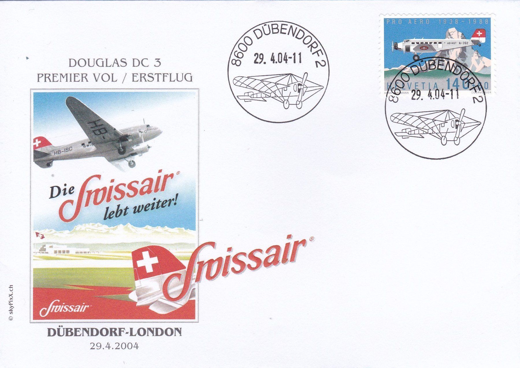 Tutti i francobolli: Flugpost Briefe Swissair – Nuovo (secondo la descrizione) da Schliern b. Köniz venduto da joni20 1