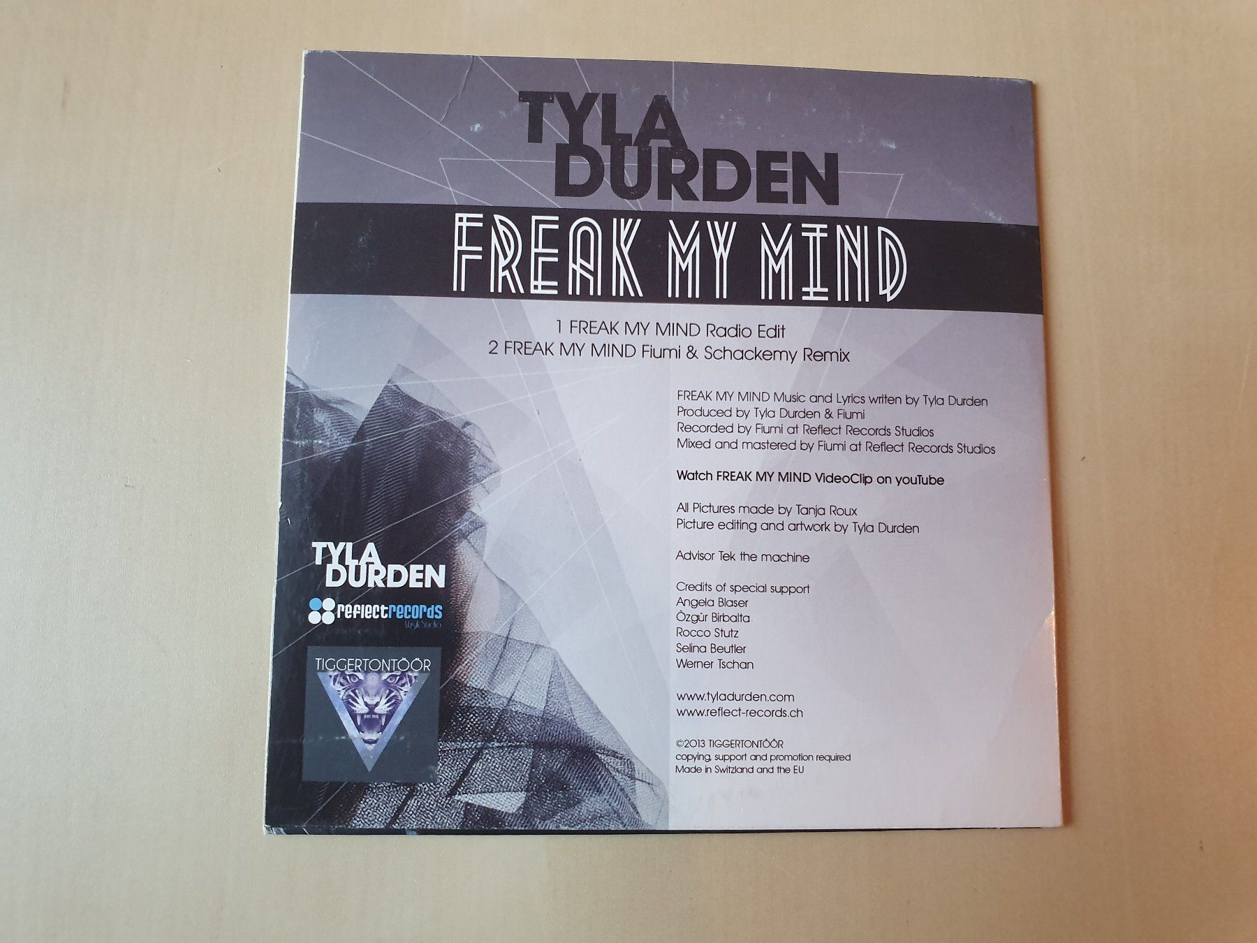 CD: Tyla Durden Freak my Mind – Usato da Stansstad venduto da collectorsshop 1