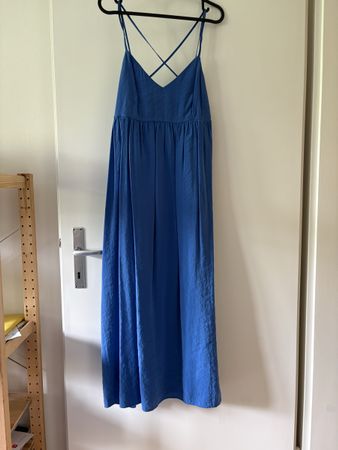 Sommerliches Comma Kleid, Grösse 38, Blau, Neuwertig! (52)