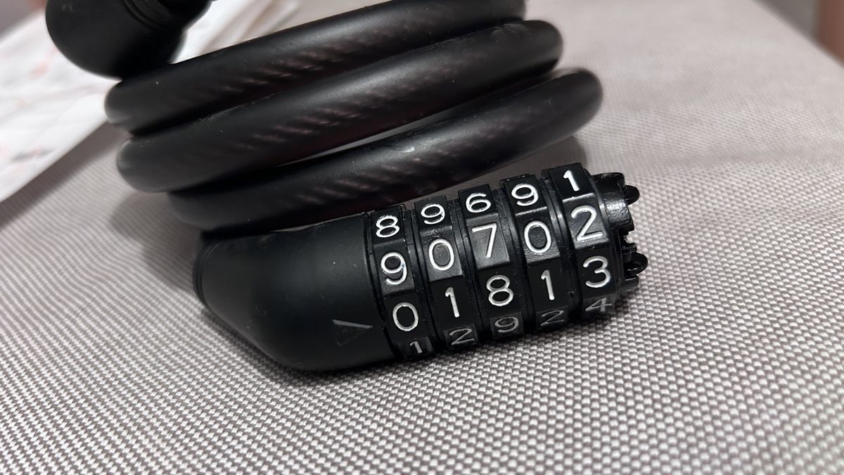 Schlösser: Cable Lock Combination Black Bicycle Security – Gebraucht aus Genève von Noemie.wrmsi 3