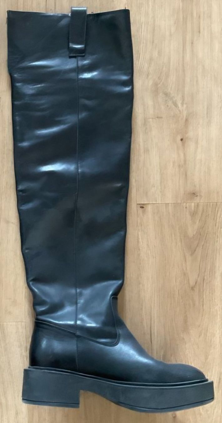 Mango Scarpe da donna: Cuissardes MANGO  cuir Leder 41 – Usato da Cressier NE venduto da JPF_boots 2