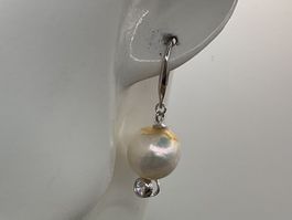 Ohrhänger Edison Barockperlen in Sterlingsilber