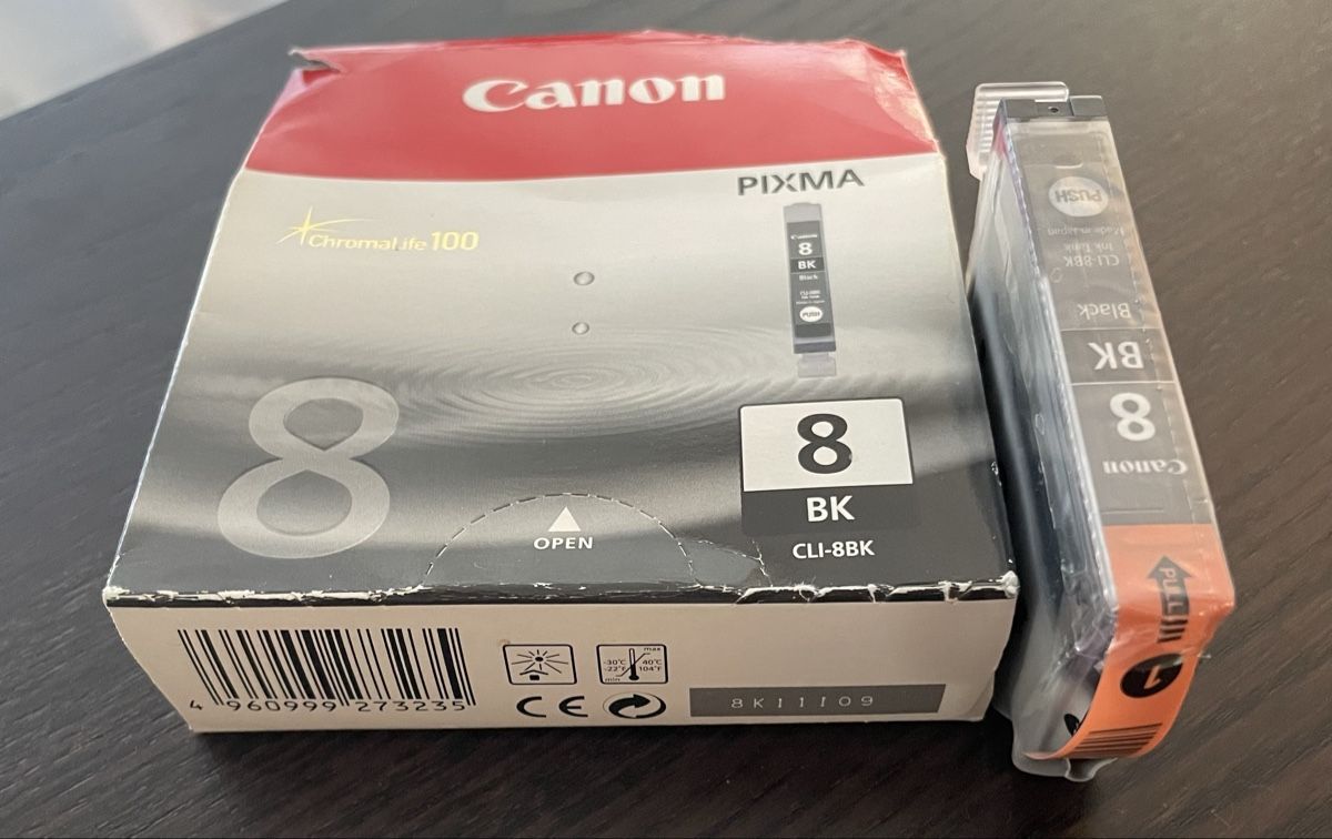 Canon Cartucce per stampanti & toner: Cartouche Canon CLI-8BK Noire Neuve – Nuovo e nell'imballaggio originale da Fribourg venduto da Obiwan22