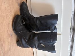 IXS Motorradstiefel Leder schwarz gebraucht guter Zustand