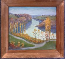 André Eugler (1893–1982) – „Rhône bei Genf / Genève“ | Signi