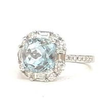 Aquamarin Cocktailring: 2.91ct. mit Diamanten, LP 4.990 CHF