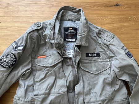 Superdry Military Rookie Jacke Grau XL