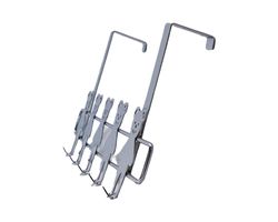 Türgarderobe mit 5 Bärenhaken aus Metall