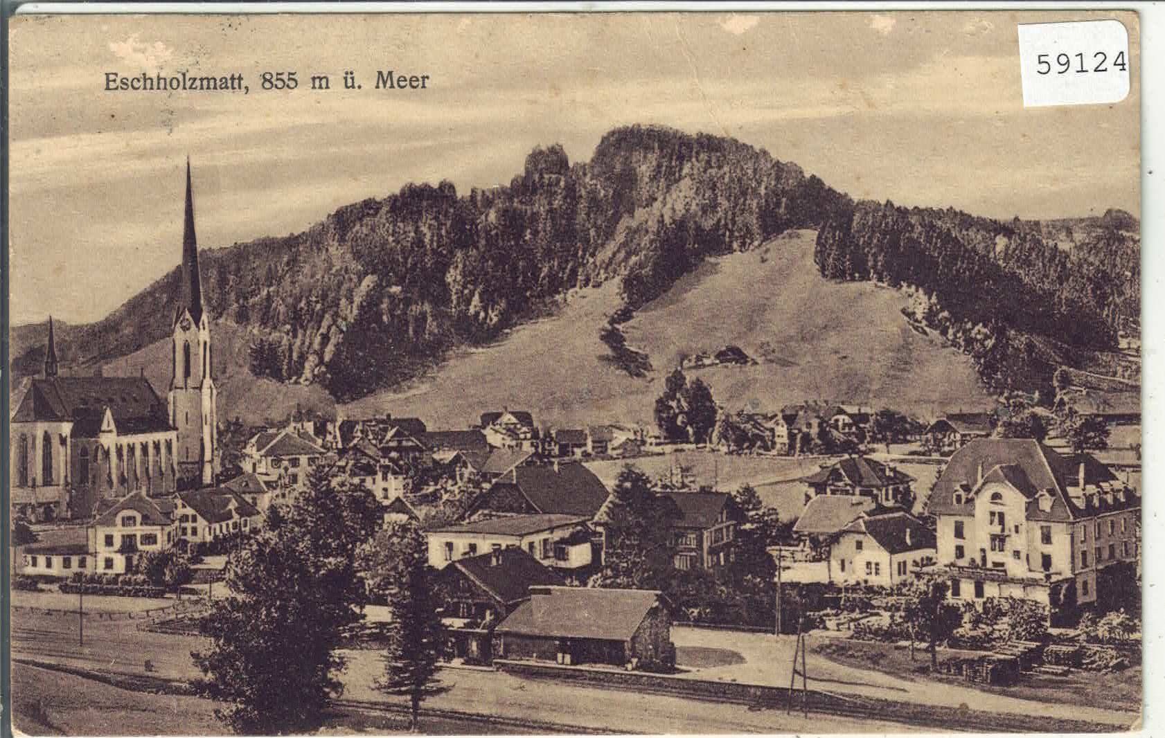 Cartoline postali: Escholzmatt - Dorfansicht – Usato da Ettingen venduto da Kartenplanet