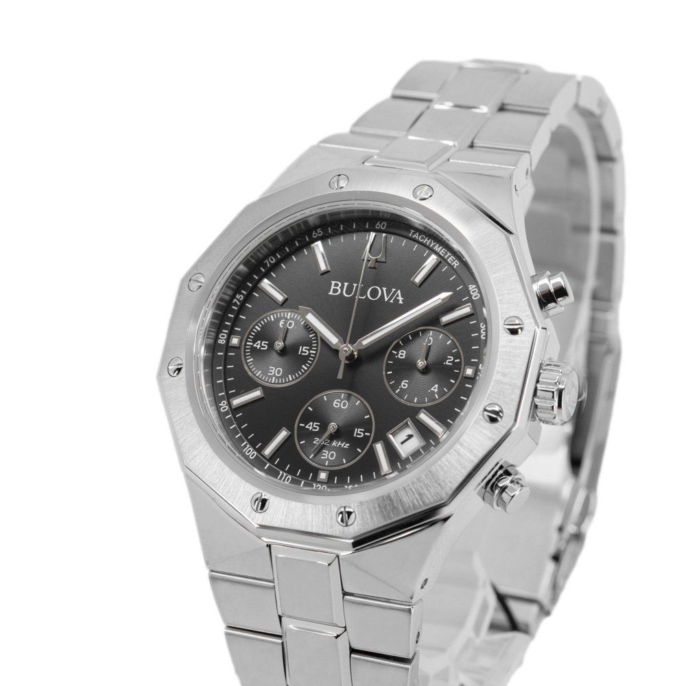 Bulova Orologi: Bulova Men's 96B410 Octagon Precisionist Quartz – Nuovo e nell'imballaggio originale da Schindellegi venduto da harveystore 9