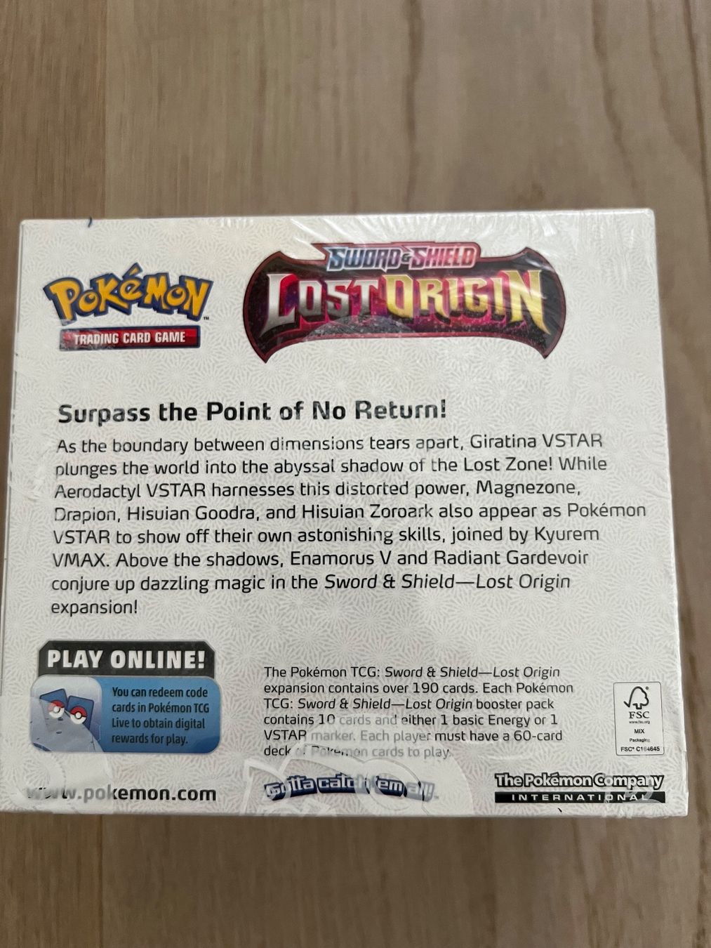 Pokémon Carte collezionabili: POKÉMON SWORD & SHIELD LOST ORIGIN BOOSTER BOX - 36 PACKS FA – Nuovo e nell'imballaggio originale da Locarno venduto da cla_gl6h 2