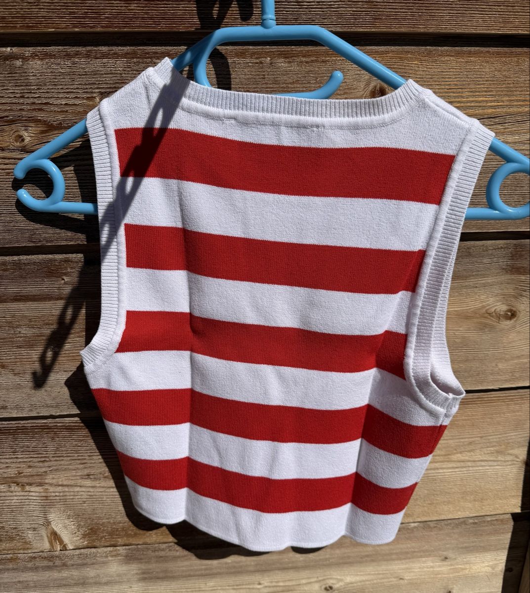 Zara Top: Top rayé rouge et blanc – Nuovo (secondo la descrizione) da Ovronnaz venduto da Justine96 1