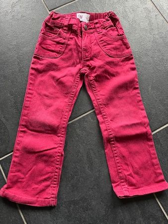 Jeans, dunkelrot, 98, inside, sehr guter Zustand