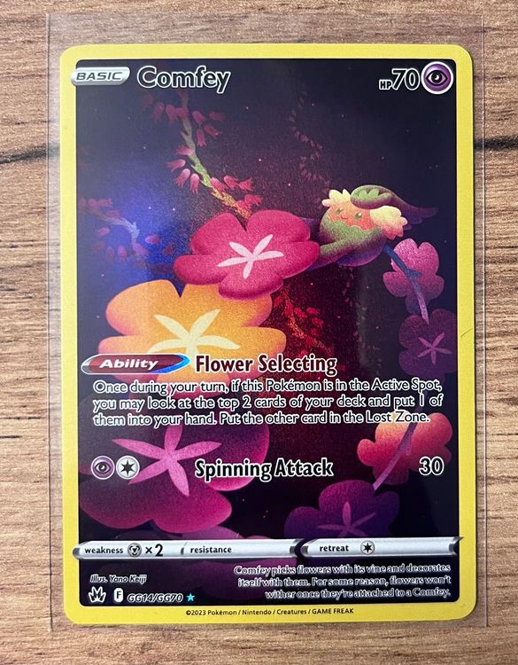 Comfey GG14/70 Pokemon Crown Zenith Galar Gallery (Neu (gemäss ...