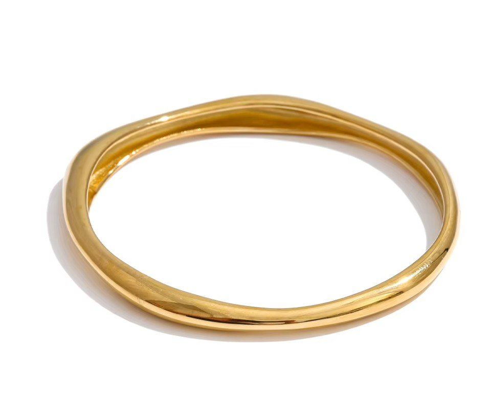 Bracciali & Braccialetti: Minimalist Irregular Shape Stainless Steel Bracelet – Nuovo e nell'imballaggio originale da Allschwil venduto da Jani_Banani 4