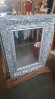 Grosser Barock Spiegel Silber Vintage Louis XV Stil 