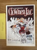 AK mit Briefmarke / Schweden Clown Jac 1983