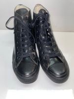 komplett gummiert, schwarze Converse  'ALL STAR' High in 40
