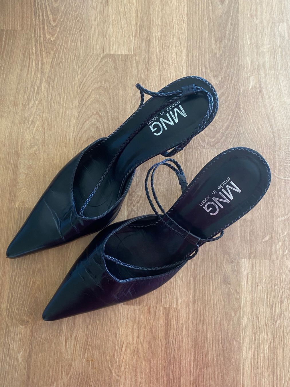 Mango Scarpe da donna: Mules à talon/ chaussures cuir – Usato da pont-la-ville venduto da dia_tt5h