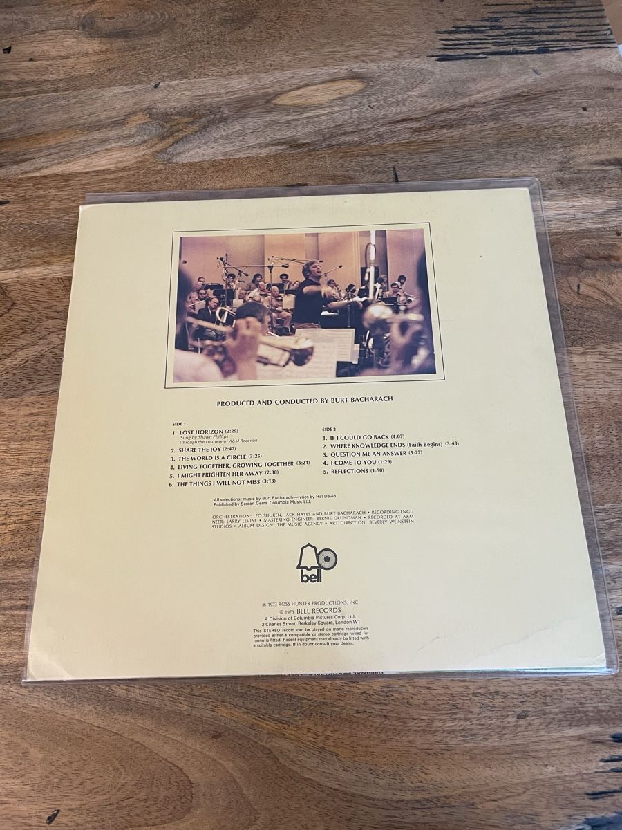 Dischi in vinile: Lost Horizon - Burt Bacharach – Usato da Hombrechtikon venduto da baersandro 1