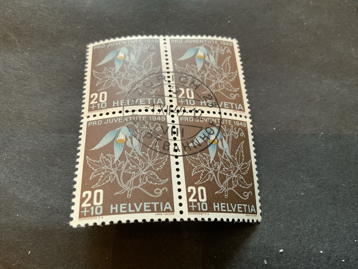 Tutti i francobolli: 1949 PRO JUVENTUTE ERSTTAG ZENTRUMSSTEMPEL – Usato da Beinwil am See venduto da Ricri 4
