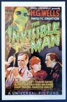 INVISIBLE MAN WELLS UNIVERSAL ORIGINAL MOVIE POSTER 2001‪‪