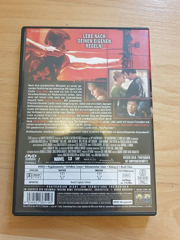 Tutti i DVDs: Punisher – Usato da Lyss venduto da Jason9527 1
