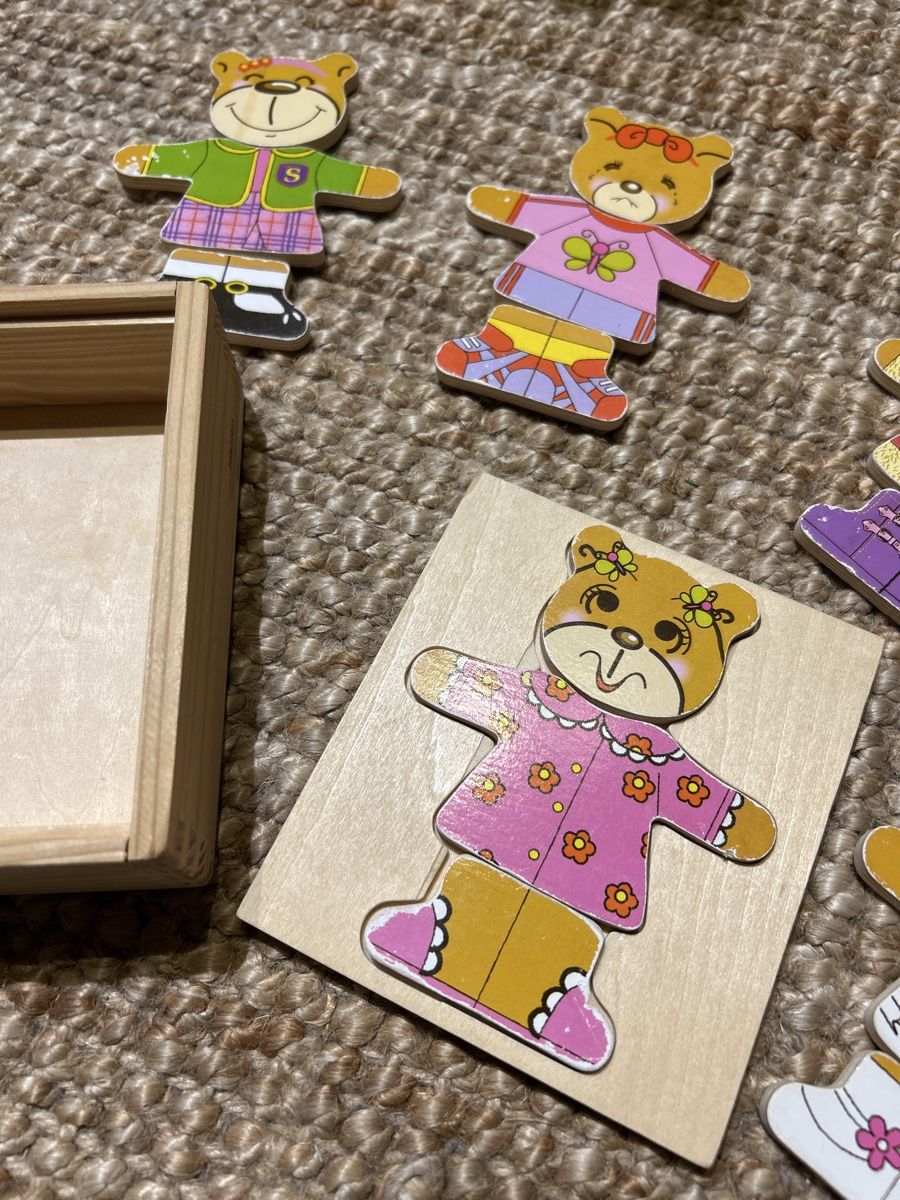 Eichhorn Puzzle: Holzpuzzle Bär – Usato da Dottikon venduto da cimar 1