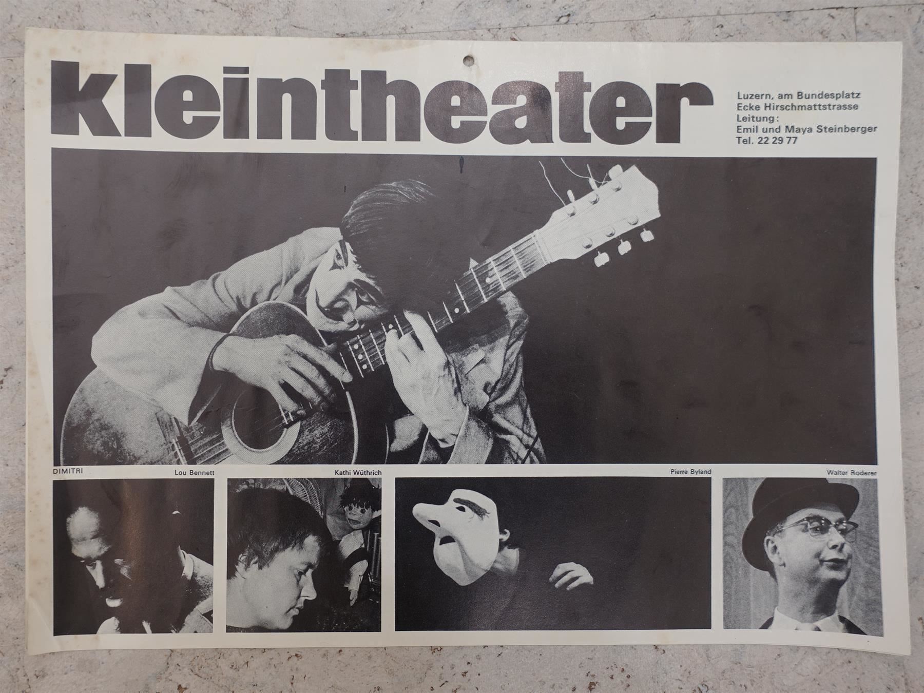 Foto & Immagini: Plakat Kleintheater Luzern – Usato da Gutenswil venduto da Optico 4