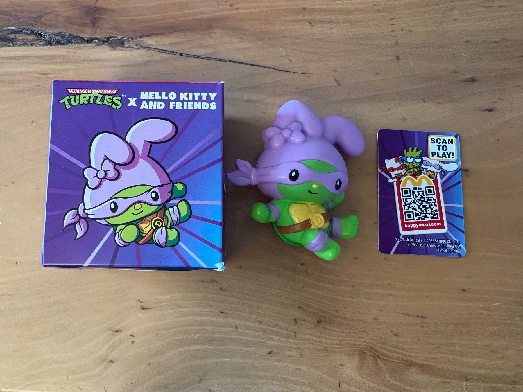 Hello Kitty Giocattoli: Figurine Tortues Ninja x Hello Kitty Donatello – Usato da Lausanne venduto da reb_vpy7