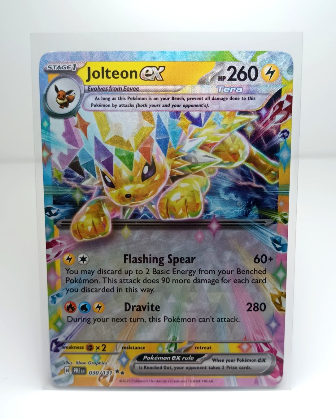 Pokémon Cartes à collectionner: Jolteon ex 030/131 pokemon Prismatic Evolutions EN – Neuf (Voir description) à Muraz (Collombey) par Carddealerswis