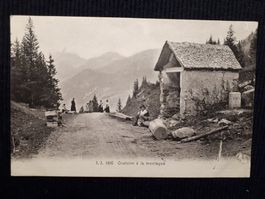 MORGINS 1916 - ORATOIRE A LA MONTAGNE - ANIMEE