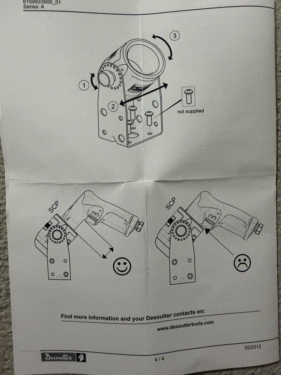 Tutti gli attrezzi: Desoutter DTH-42 Tool Holder – Nuovo (secondo la descrizione) da Weiningen TG venduto da marceeo 3