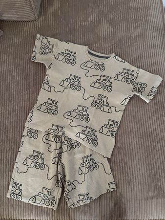NEXT Pyjama Baumwolle, Gr. 122/128, kurzer Pyjama