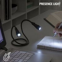 Magnetische Schwanenhals-Doppel LED-Taschenlampe
