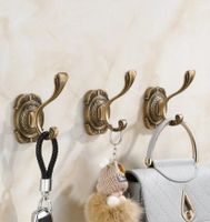 3x Wandhaken aus Metall im Retro-Stil - Crochet mural