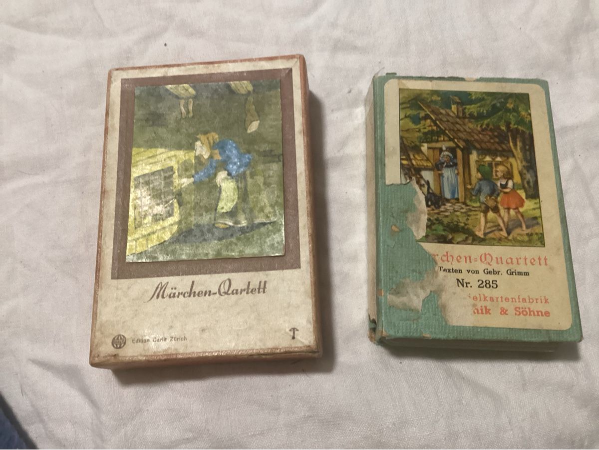 Spiele: 2 ALTE MÄRCHEN QUARTETT – Gebraucht aus Münchenstein von NoSu98