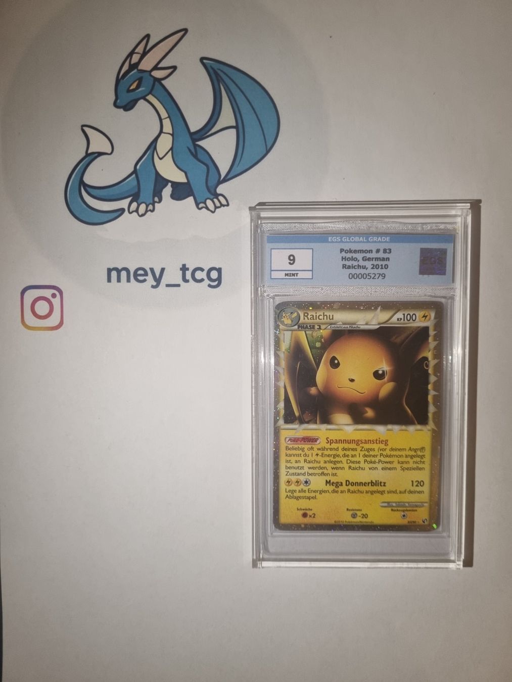 Pokémon Carte collezionabili: Raichu Prime EGS 9 – Nuovo (secondo la descrizione) da Holzhäusern ZG venduto da mey_tcg