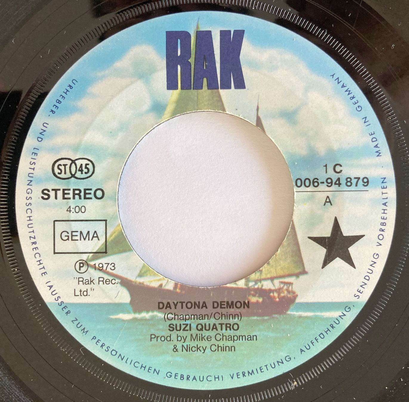 Dischi in vinile: SUZI QUATRO - DAYTONA DEMON – Usato da Bottens venduto da hotter-than-hell 2