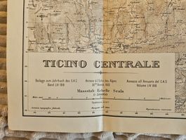 SWISSTOPO Karte TICINO Locarno Verzasca Bellinzona selten