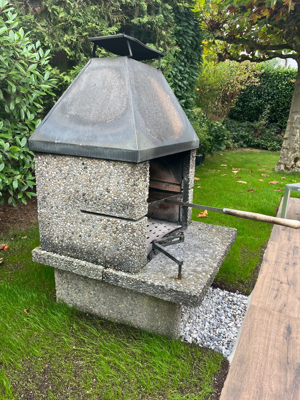 Cheminée: Gartencheminée aus Stein mit Grillrost gebraucht – Gebraucht aus Istighofen von swirdfish 1