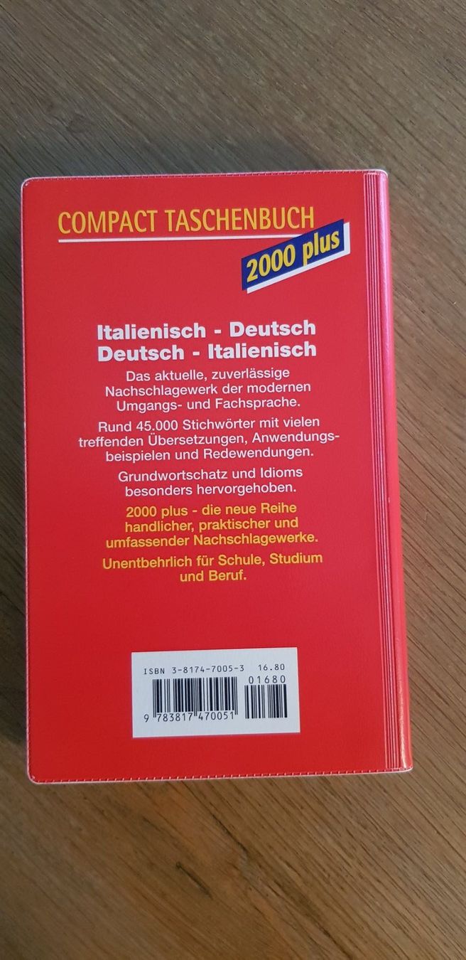 Libri: Italienisch- Deutsch Taschenbuch 2000plus – Usato da Walterswil SO venduto da Mama_noel 1