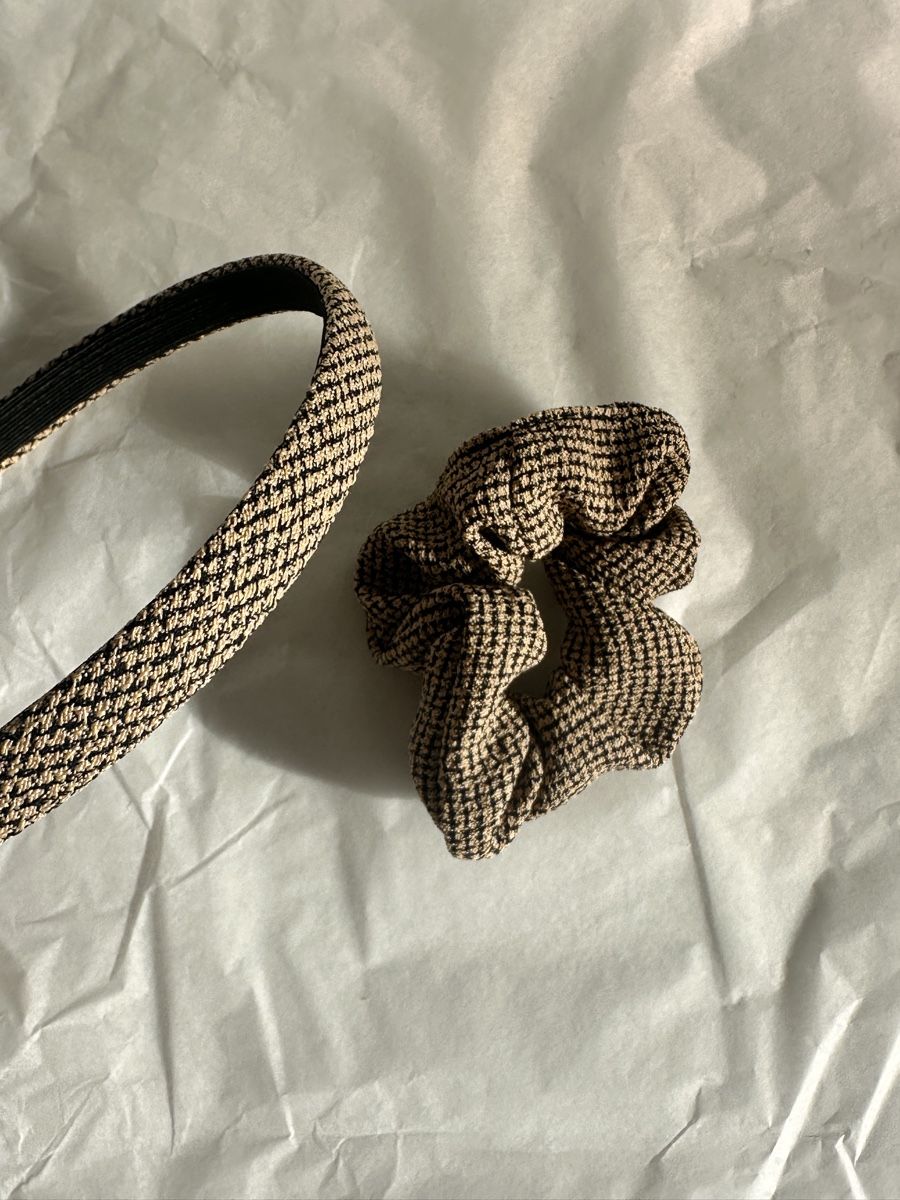 Haarschmuck: Haarband und Scrunchie Set gemustert, neu – Neu und originalverpackt aus Zürich von MaxZurich 3