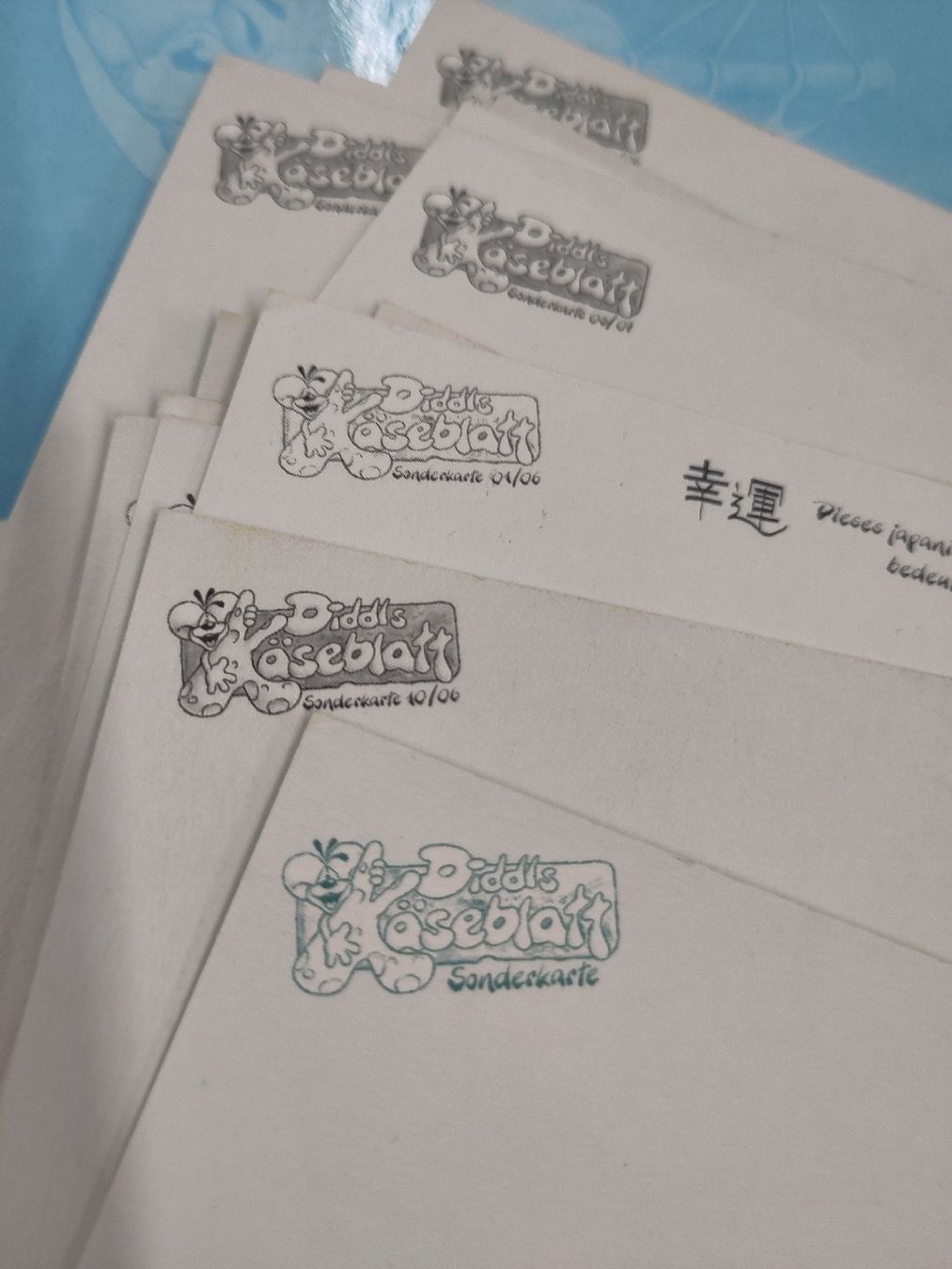 Schreibblöcke: Diddl kleine Sammlung Postkarten+Briefmarken – Gebraucht aus Pratteln von Cartonsducoeur_bl 9