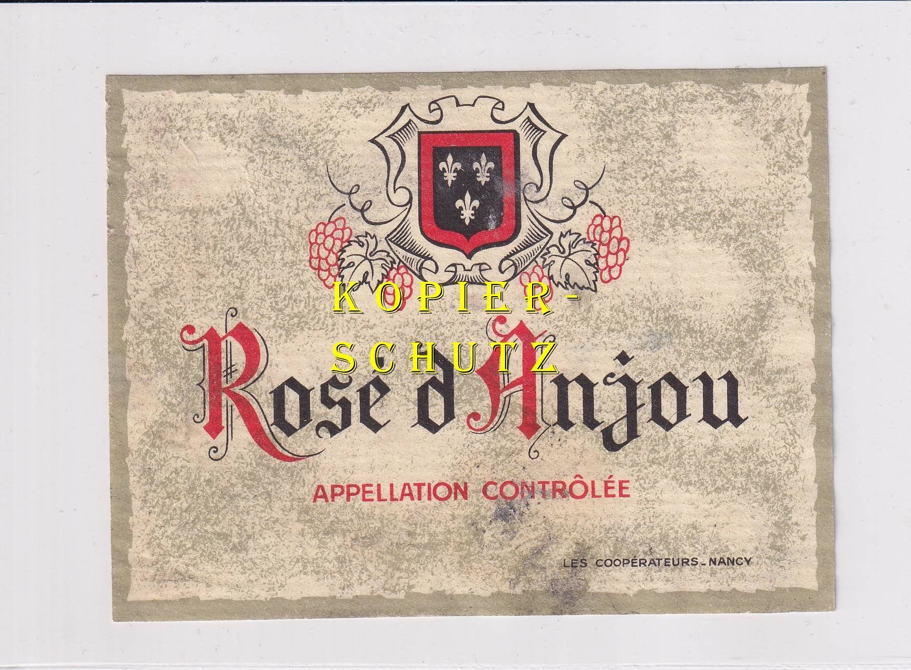 Papier: Etikette - Rosé d'Anjou /bd – D'occasion à Hombrechtikon par Rudolf07