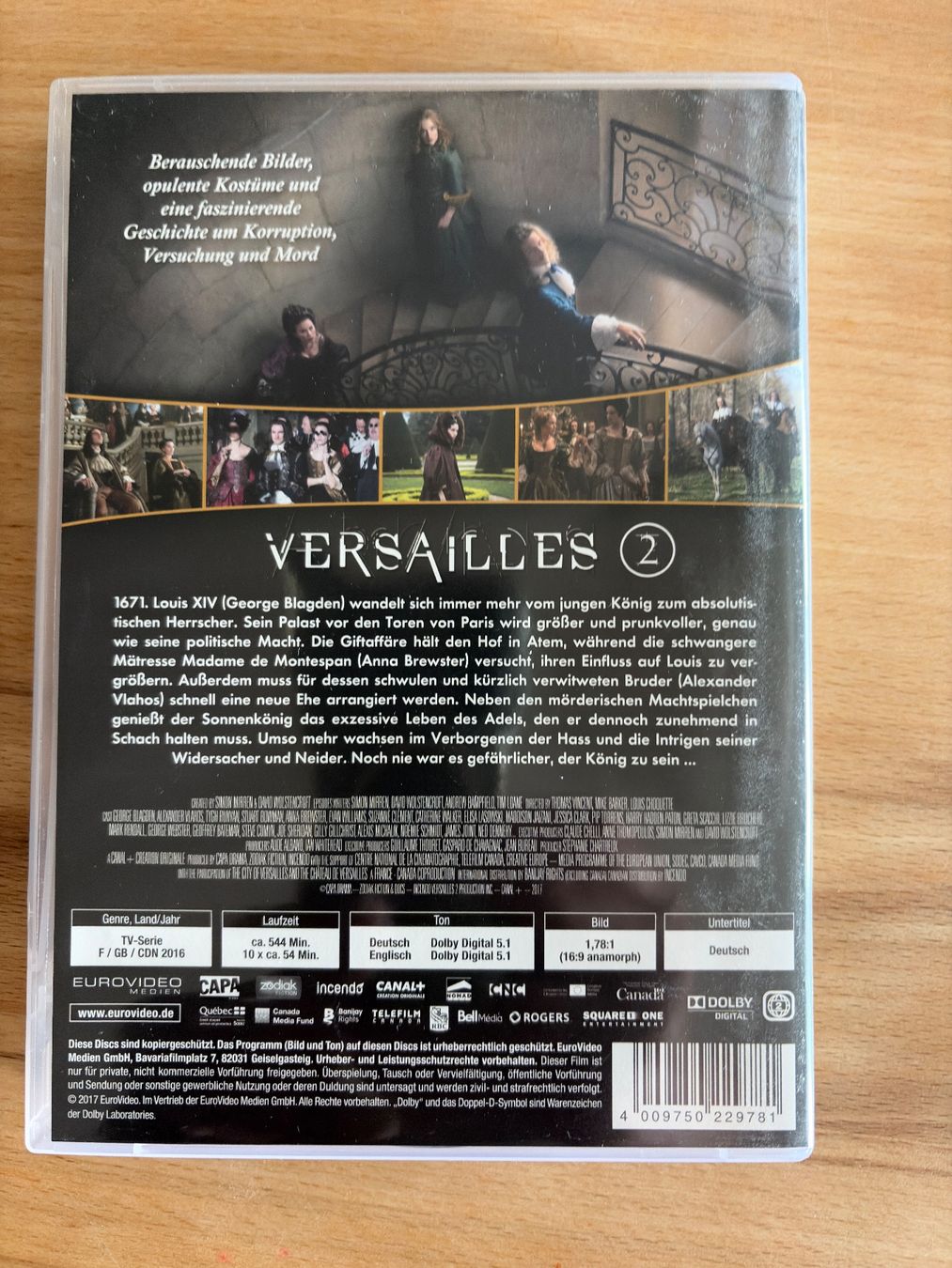 Tutti i DVDs: Versailles  Staffel 1 + 2+ 3 – Usato da Hombrechtikon venduto da Dokmasa 4