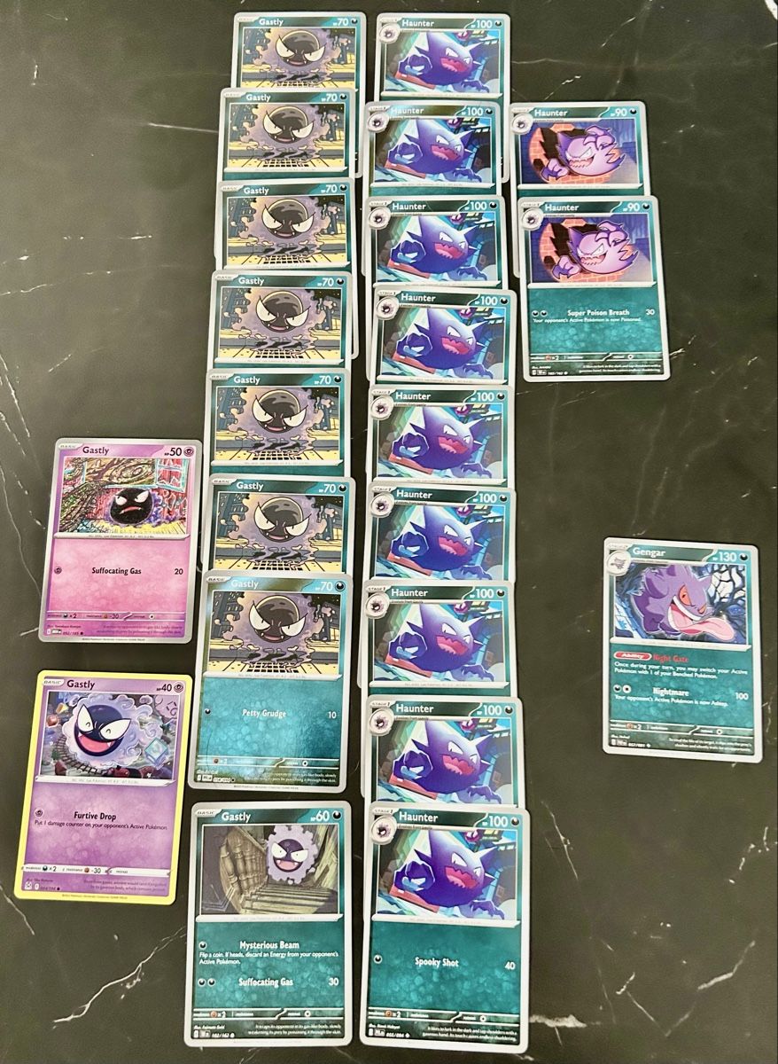 Pokémon Carte collezionabili: Carte Pokémon Gengar e Haunter e Gastly!! – Usato da Balerna venduto da Roby-Pokemon